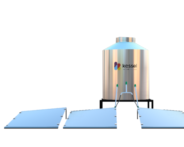 Calentador Solar 700 de Alta Presion Kessel Hybrid