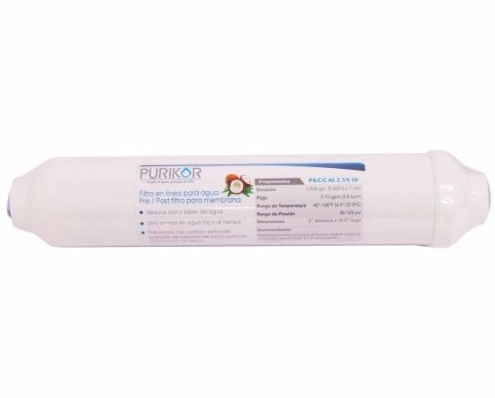 Filtros cartucho de carbón activado PKCCAL2.5X10