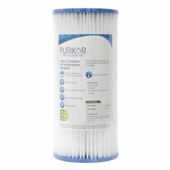 Filtros cartucho plegable para sedimentos PKCPL4.5X20X50