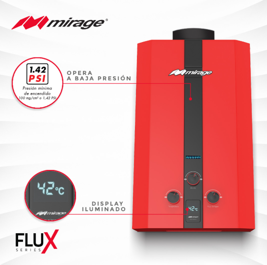 Mirage Boiler Gas LP 1.5 Servicios