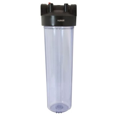 Portafiltro para cartuchos transparente PKPFBT-20X1.5P